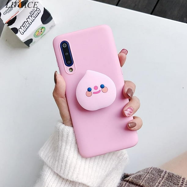 Funda de silicona con dibujos animados 3D para teléfono, carcasa con soporte para Samsung Galaxy S20, S21, FE Plus, Ultra S10, 5g, S10e Lite, S9, S8 Plus qiuyongmign unisex