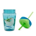 thumbnail image 4 of Vaso de viaje plateado Buffalo Star Wars The Mandalorian Grogu Kids de plástico, 530 ml, 4 of 9
