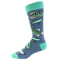 thumbnail image 4 of Men's I Like Fishing and Maybe 3 People Socks Funny Hunting Fathers Day Dad Footwear, 4 of 9