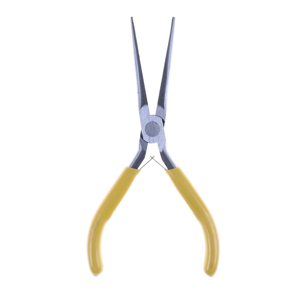 Carbon Steel Mini 5 inches Bent Nose Pliers Repair Hand Tool Set of 2 
