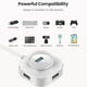 thumbnail image 4 of 4 puertos USB 3.0 Hub Super Speed Distributor 5Gbs para MacBook, portátiles con Windows, Tablet PC como MacBook Pro 2017/2016 Xemadio 2033729-2, 4 of 9
