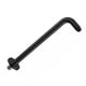 thumbnail image 2 of Brazo De Regadera Negro Mate 30cm Acero Inox 304 Chapeton, 2 of 4