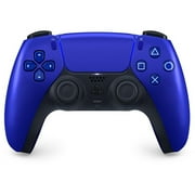 Sony PlayStation 5 Slim Digital with Extra Cobalt Blue Controller, Pro Gamer Starter Kit and MightySkins Game Pack Code
