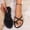 Black, variant on ATENAR Women Sandals Fashion Solid Color Sandals for Women Outdoor Shoes Women White 9
