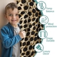 thumbnail image 3 of Blackout Kids Curtains,Brown and Black Leopard Print Childrens Insulated Curtains Set Of 2,Bedroom Essentials,Toddler Room Decor 52"x84", 3 of 5