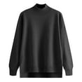 thumbnail image 4 of Diufon Matching Sets for Women Solid Color Round Neck Long Sleeve Sweaters Wide Leg Pants Sets, 4 of 7