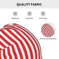 thumbnail image 5 of Salouo Red And White Stripes Print Unisex Beanie Hat,Knitted Baggy Skull Cap Winter Warm Hats Beanie Sleep Hats Cancer Headwear Caps for Women & Men 1 Pieces, 5 of 7