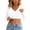 White, variant on hotojiny Women's Fall Long Sleeve T Shirts with Built-In Bra Ribbed Knit Slim Fit Casual Basic Tops V Neck Stretch Sweaters(White,X-Large)