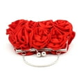thumbnail image 4 of Bolso de noche de satén con flores para mujer, bolsos de boda, regalo para mamá, bolsos de moda para novia en fiesta de noche, rojo BANYUO  Electrónica, 4 of 5