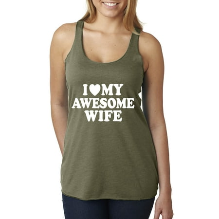 New Way 510 - Women's Tank-Top I Love My Awesome (Best 510 Tank 2019)