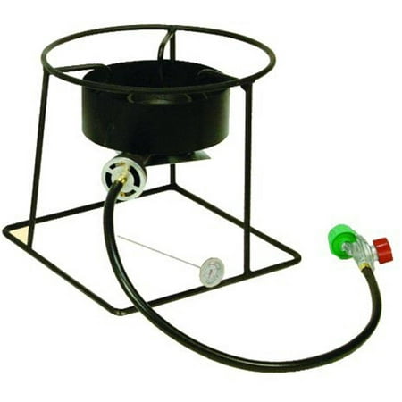 King Kooker 12-Inch Outdoor Propane Burner with Stand:Portable outdoor prop...