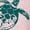 HEATHER PINK, variant on - Sea Turtles - Women's Short Sleeve Graphic T-Shirt