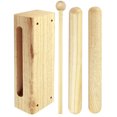 thumbnail image 1 of 1 Ensemble d'Instruments de Percussion Rythmique en Bois avec Maillet Bâtons de Musique Lummi, 1 of 8