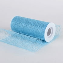 6 x 10 Yd Glitter Sisal Mesh Roll - Light Blue