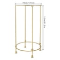 thumbnail image 2 of Gold Freestanding Round Garment Display Retail Rack Clothes Store Display Rack, 2 of 14