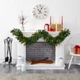 thumbnail image 4 of Nearly Natural 6ft Mixed Pine & Pinecone Artificial Garl w/5 Clear LED in Green, 4 of 5