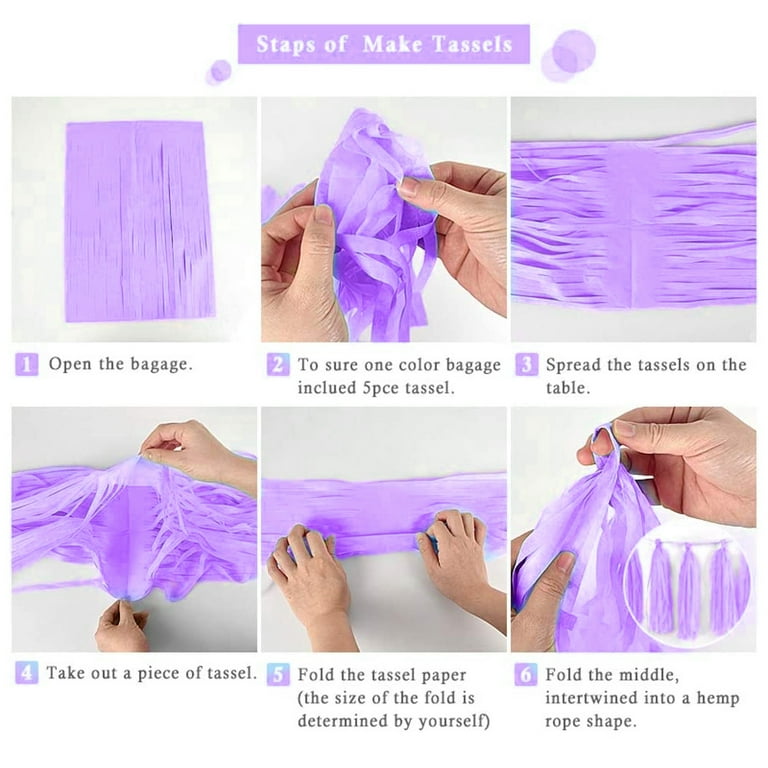 Diy 2024 paper tassels