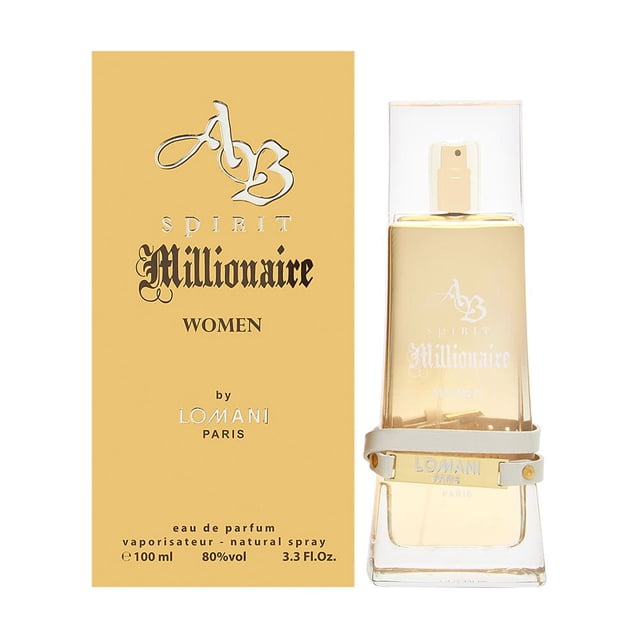Perfume Lomani AB Spirit Millionaire 100 ml EDT para hombre, 2 unidades Lomani NA