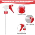 thumbnail image 3 of Plastic Spray Bottle Nozzle Heavy Duty Spraying Replacement Part Leak Proof Mist Water for Chemical Cleaning Solutions All-Purpose Adjustable Head Sprayer 4PCS (Red), 3 of 5