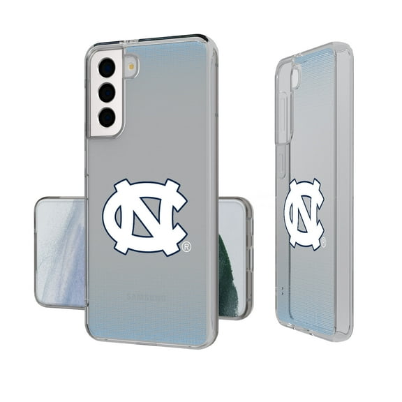 North Carolina Tar Heels Linen Logo Galaxy Clear Case