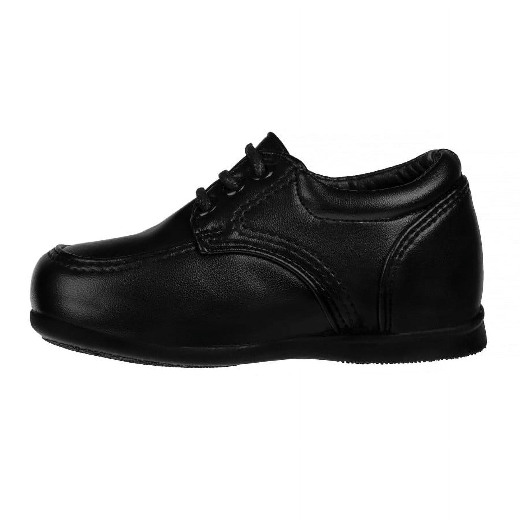Josmo Boys Laces Toddler Dress Shoes - Black, 4