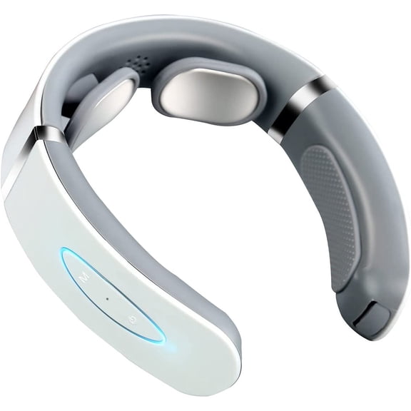 Cervical Spine Massager, USB Charging Neck and Shoulder Physiotherapy Instrument Massager, 6 Kinds of Massage Modes, for Home, Office, Business Traveling