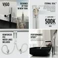 thumbnail image 3 of VIGO Ashford Single Handle Single-Hole Bathroom Vessel Faucet in Chrome, 3 of 12