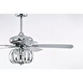 thumbnail image 4 of Tamaya 52 in. 3-Light Indoor Chrome Finish Ceiling Fan with Light Kit, 4 of 5