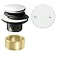 thumbnail image 3 of Westbrass D93K-50 Tip Toe Universal Trim Set with 2-Hole - Powder Coat White, 3 of 4