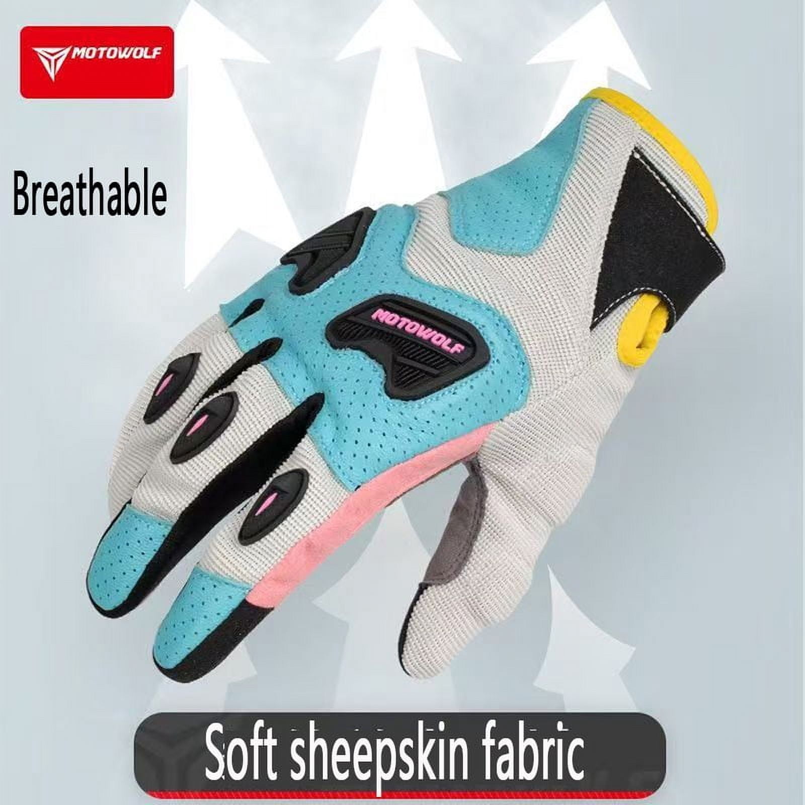 Motowolf Motorcycle Gloves For Autumn And Summer Anti Fall Off-road Racing Men's And Women's Breathable Touch Screen Gloves
