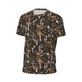 thumbnail image 6 of Wukai Mushroom Garnish Print Men's Short-Sleeved Mesh T-Shirt,Quick-Dry Short Sleeve Workout T-Shirt-4X-Large, 6 of 8