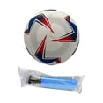thumbnail image 4 of Balón de fútbol tamaño 5, equipo de entrenamiento de fútbol, ​​balón de partido portátil de cuero PU para Blanco, 4 of 9