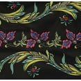 thumbnail image 4 of oneOone Organic Cotton Poplin Twill Fabric Leaves & Floral Artistic Fabric Prints By Yard 42 Inch Wide, 4 of 4