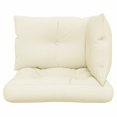 thumbnail image 5 of vidaXL Pallet Cushions 3 pcs Cream Fabric, 5 of 5
