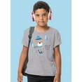 thumbnail image 2 of Snow Time Sporty Bear T-Shirt Juniors -Image by Shutterstock,  Large, 2 of 4