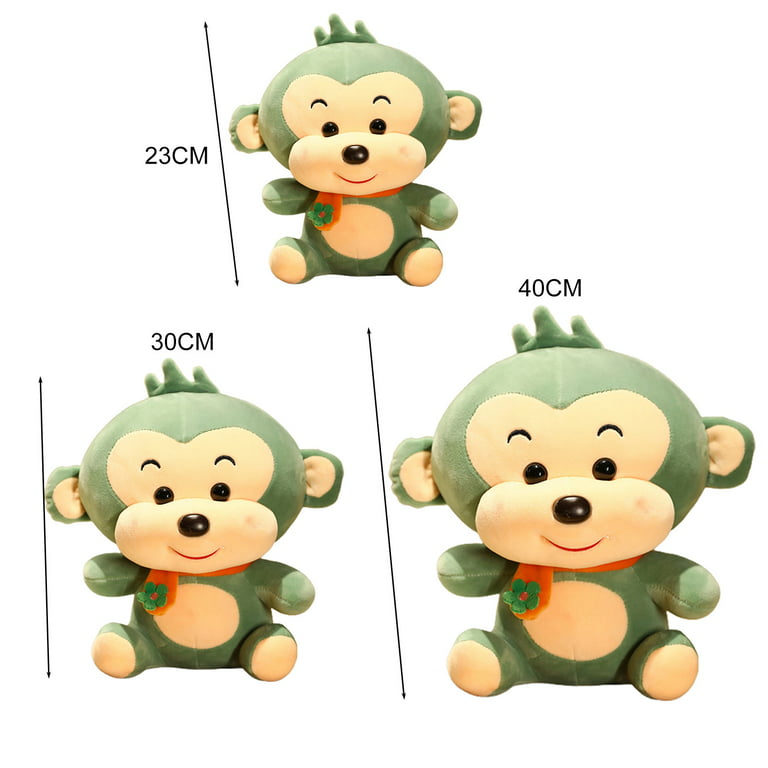 Monkey Joes Aqua Monkey Plush 20” Long Talking Monkey makes Screech Noise