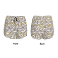 thumbnail image 3 of Pofeuu cute rat with cheese Print Women's Athletic Shorts Running Workout Shorts Tummy Control Quick Dry Gym Shorts with Pockets Double layer sports shorts-XX-Large, 3 of 7