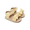 thumbnail image 2 of Seyurigaoka Summer Newborn Anti-slip Sandals, Baby Girls Soft Sole Dot Print Bow First Walking Shoes, 2 of 8