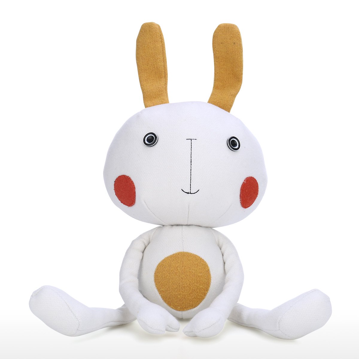 Tooarts Yoga Bunny Doll Cartoon Animal Shape Toy Comforting And