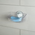 thumbnail image 5 of Clear Suction Soap Dish, Sturdy Plastic, No Drilling, Mainstays Power Grip Suction Cup, 5 of 5