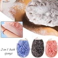 thumbnail image 2 of CAROOTU Bath Sponge Colorful Body Soft Wash Scrubber Balls Bathing Shower Pouf, 2 of 7