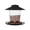 D001- Black, variant on Anti Squirrel Bird Feeder Brown Outdoor Hanging Automatic Feeder Clear Hopper Wild Bird Feeding Station 1 Pc
