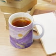 thumbnail image 5 of Purple Decor Mountain Themed 11 oz Ceramic Coffee Mug - Tea Mug and Coffee Cup for Nature Lovers, 5 of 8