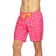 thumbnail image 4 of Tipsy Elves Men's Vacation Pink Banana Peel Stretch Swim Trunks Size XX-Large, 4 of 7