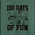 thumbnail image 3 of Peanuts - 100 Days Of Fun - Women's Lightweight French Terry Long Sleeve Shirt, 3 of 6
