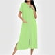 thumbnail image 1 of Camisón largo con cremallera para mujer, bata de punto, largo completo, color degradado, con bolsillos, 1 of 7