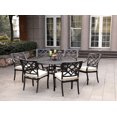 thumbnail image 1 of Onsight Delilah 7 Piece Cast Aluminum Dining Set Black, 1 of 3