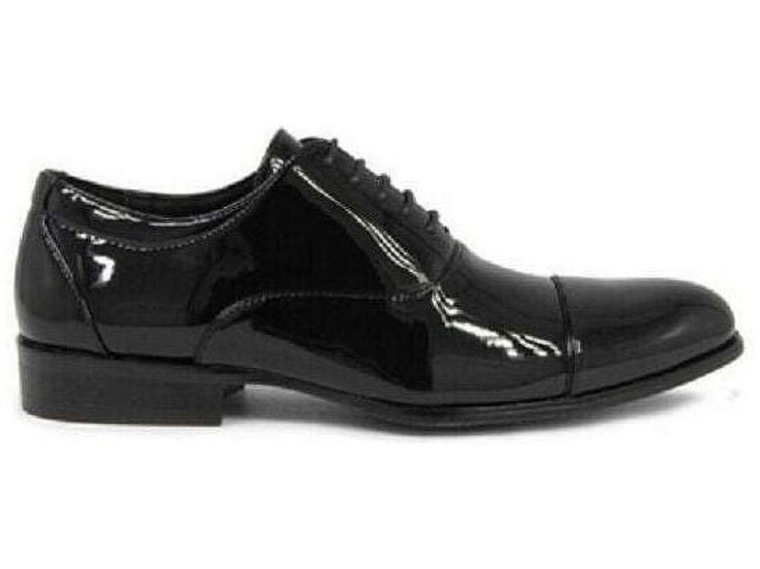 Stacy Adams Mens Tuxedo Shoes Gala Black Patent Leather lace up 24998-004 - image 3 of 7