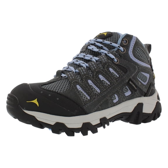 Pacific Mountain Blackburn Mid Wp Hiking Womens Shoes Size 9, Color: Grey/Kentucky Blue