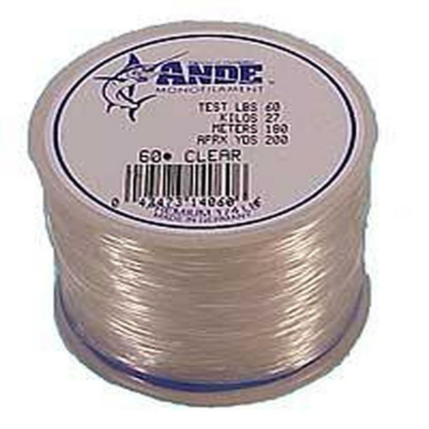 Ande Premium Monofilament 1 lb Spool Fishing Line, Clear